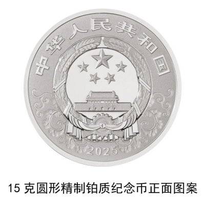 2025中国乙巳蛇年贵金属纪念币图案（12）