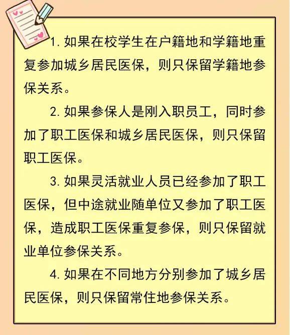 什么是重复参保？