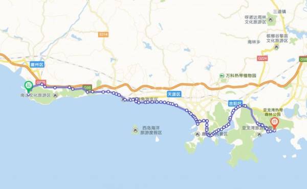 三亚西岛海洋文化旅游区交通指南（公交+自驾+打车）（4）