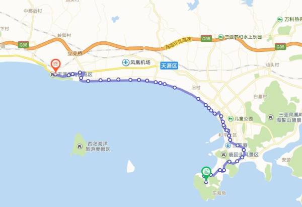 三亚西岛海洋文化旅游区交通指南（公交+自驾+打车）（6）