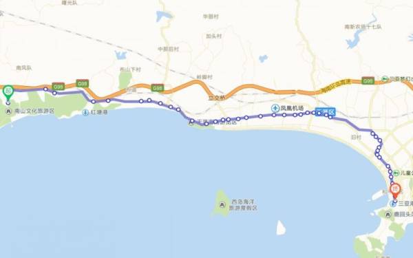 三亚西岛海洋文化旅游区交通指南（公交+自驾+打车）（2）
