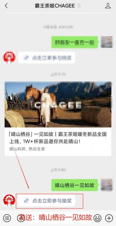 霸王茶姬3000张晴山栖谷抽奖奖品是什么
