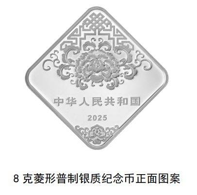 2025年蛇年贺岁纪念币纪念钞图案样式（示意图）（7）