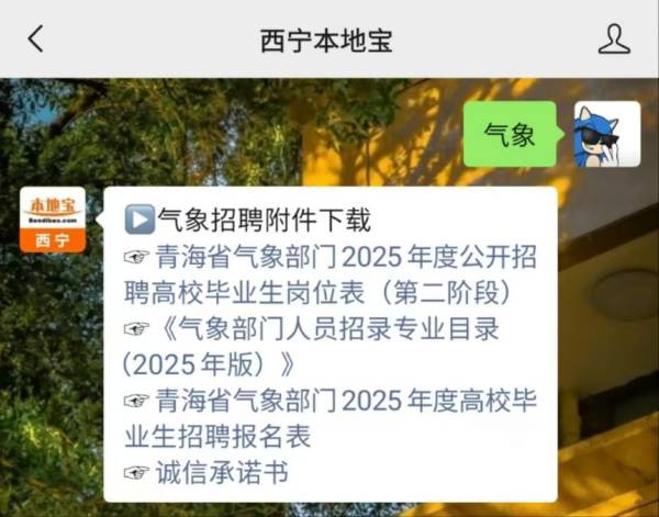 青海省气象局2025年招聘怎么报名？