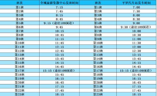 银川至平罗城际公交发车时间