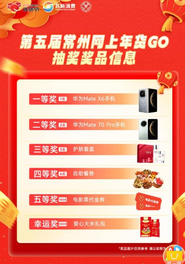2025常州网上年货go超百抽奖条件是什么?
