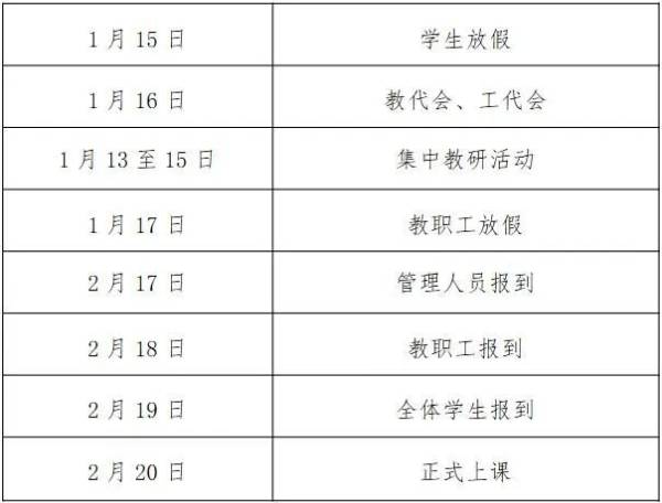 2025无锡职业技术学院什么时候放寒假