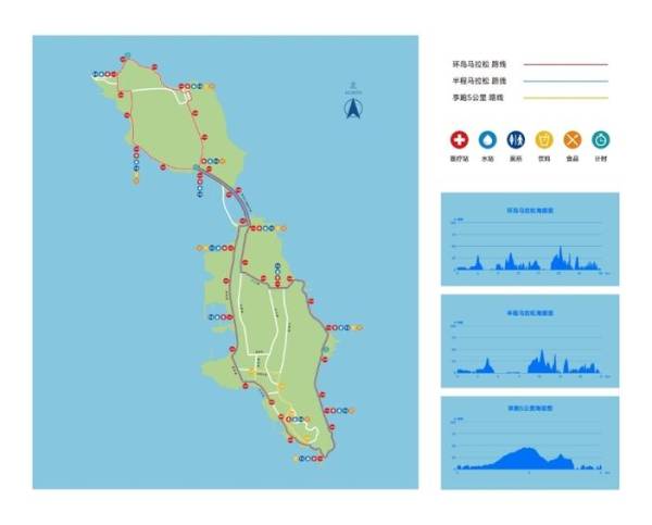 2025烟台长岛环岛马拉松竞赛路线（附路线图）