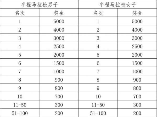 歌尔2024潍坊马拉松赛事奖金有多少？（2）