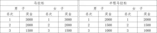 歌尔2024潍坊马拉松赛事奖金有多少？（3）