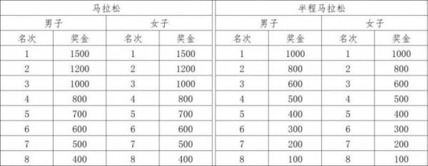 歌尔2024潍坊马拉松赛事奖金有多少？（4）
