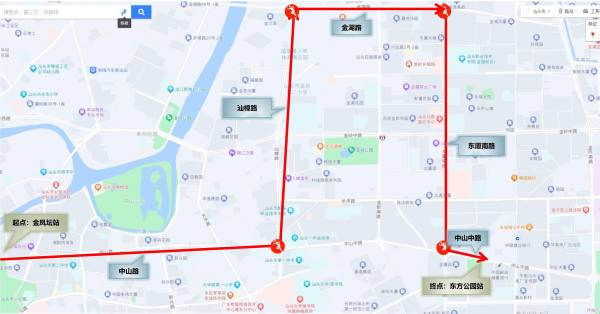 2024汕头马拉松接驳车路线图（2）