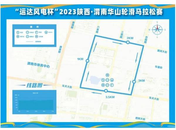 2023陕西·渭南华山轮滑马拉松赛流程时间（附路线图）