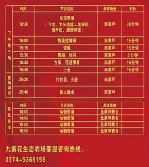 许昌九紫花农场2025年春节庙会有什么表演（2）