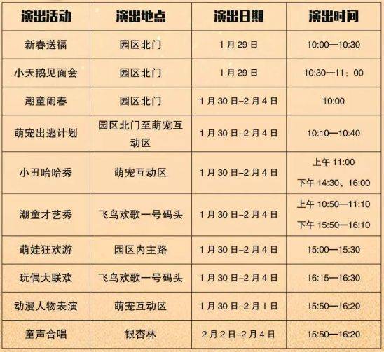2025洛阳从政坊游园春节节目单