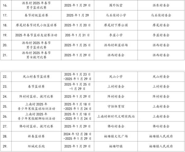 2025年博罗春节期间有什么活动？（5）