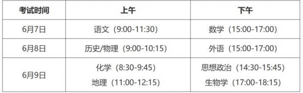 2025宁夏高考什么时候开始