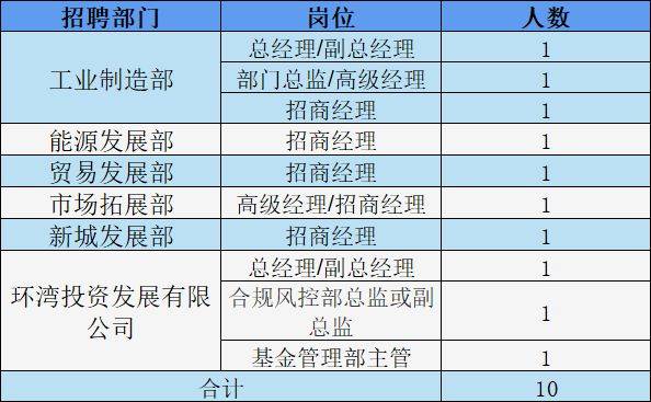 洋浦国际投资咨询有限公司人才招聘（岗位+报名+条件）
