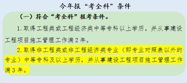 2021宜昌市二级建造师考试报名条件有什么变化（2）