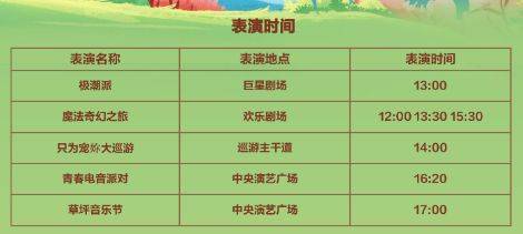 广州长隆欢乐世界表演活动有哪些呢？是什么时候？