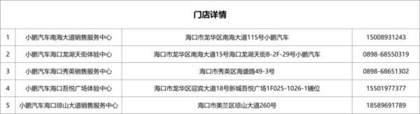 2025在海口买小鹏汽车有什么优惠（附活动门店）