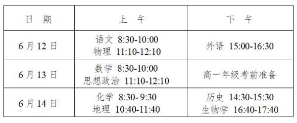 2025岳阳普通高中学业水平考试什么时候考? 2025岳阳普通高中学业水平考试什么时候考?