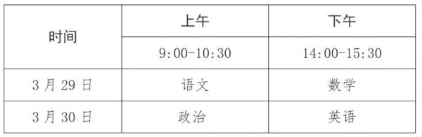 2025海南体育单招文化课考试什么时候（附考试地点）