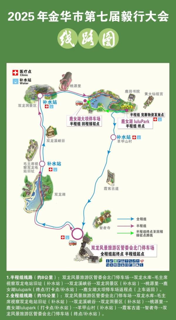 2025金华市第七届毅行大会活动规则