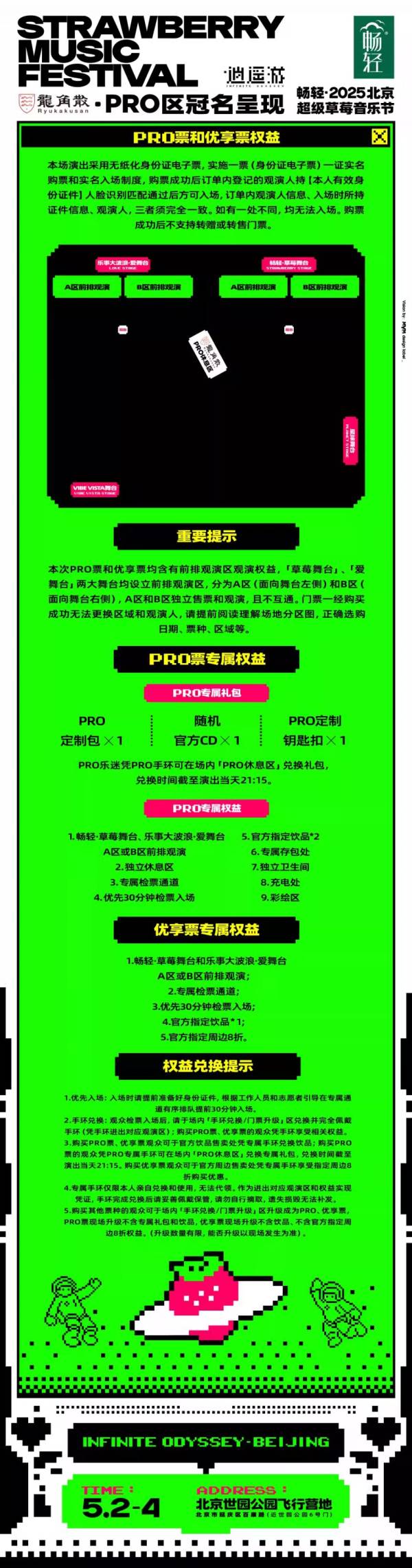 北京草莓音乐节票价区别是什么？