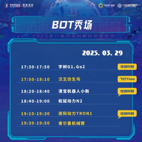 2025年北京中关村硬科技嘉年华节目单(5) 2025年北京中关村硬科技嘉年华节目单(5)